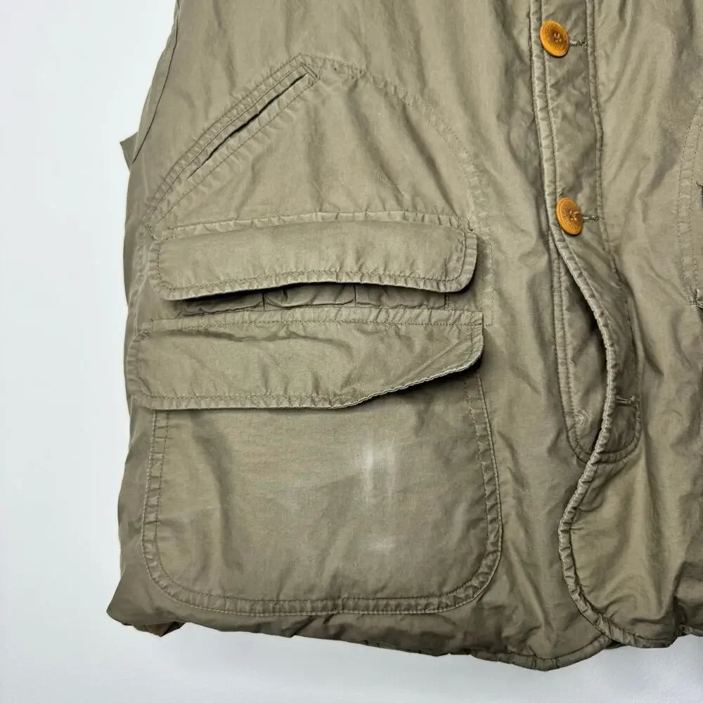 Vintage 90s Polo Ralph Lauren Goose Down Hunting Puffer Vest XL Green